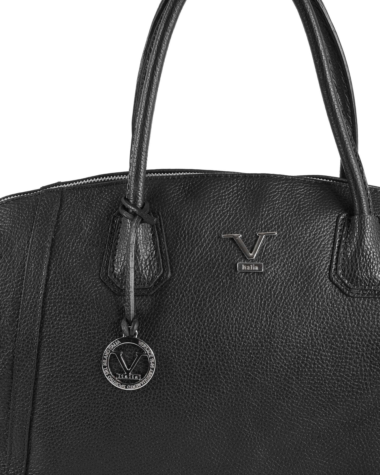 V Italia by Versace Leather Handbag - One Size